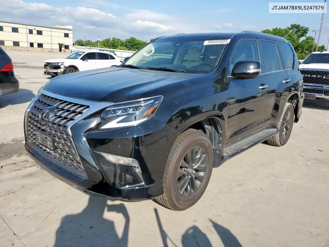 2020 Lexus Gx 460 Premium VIN: JTJAM7BX9L5247579 Lot: 58693505