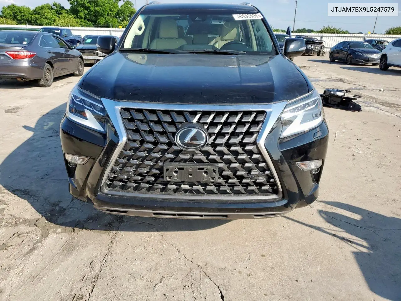 2020 Lexus Gx 460 Premium VIN: JTJAM7BX9L5247579 Lot: 58693505