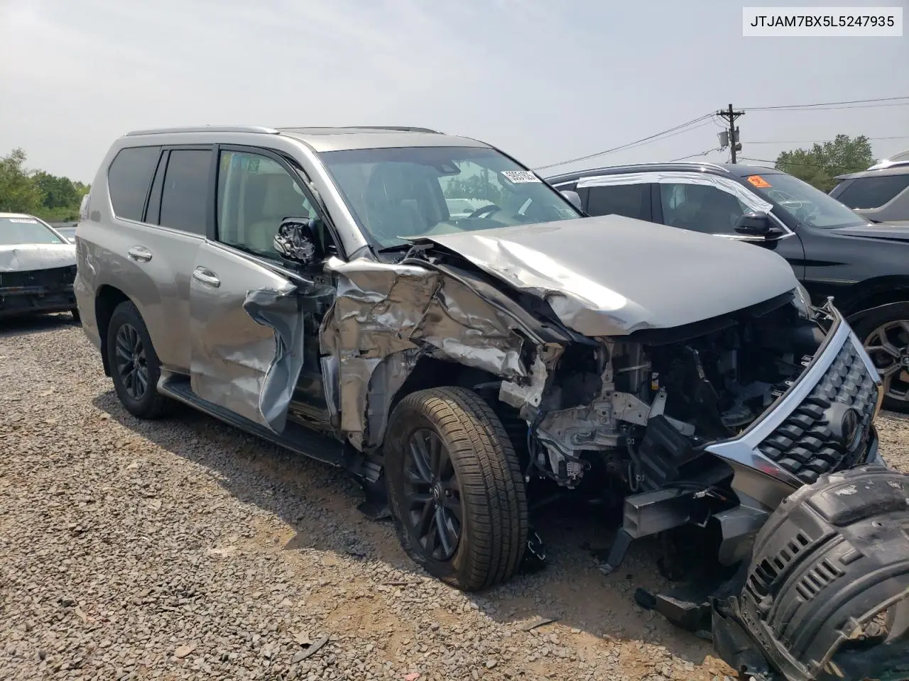 2020 Lexus Gx 460 Premium VIN: JTJAM7BX5L5247935 Lot: 59051825