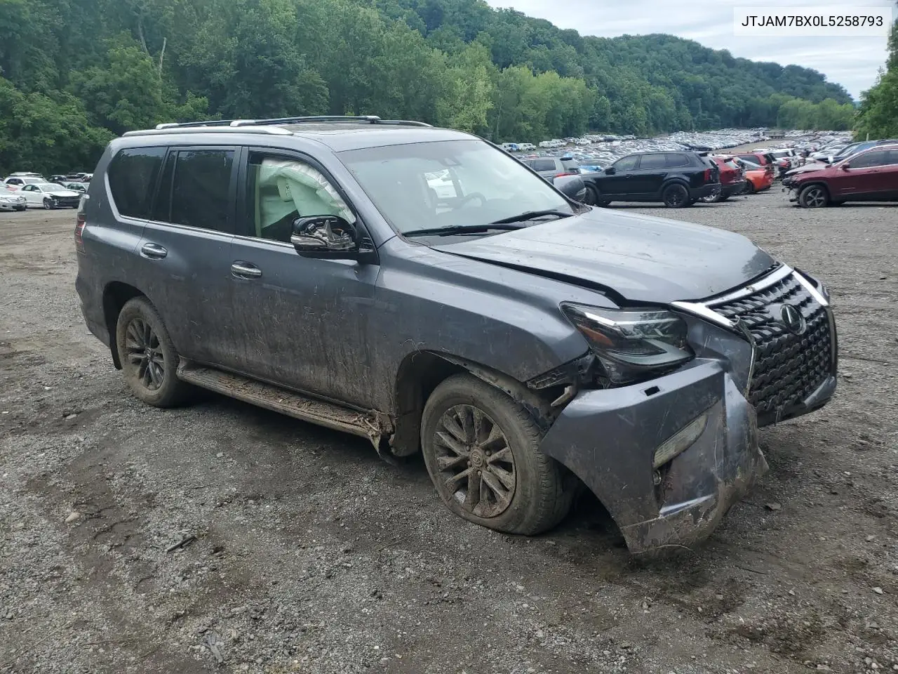 2020 Lexus Gx 460 Premium VIN: JTJAM7BX0L5258793 Lot: 62667115