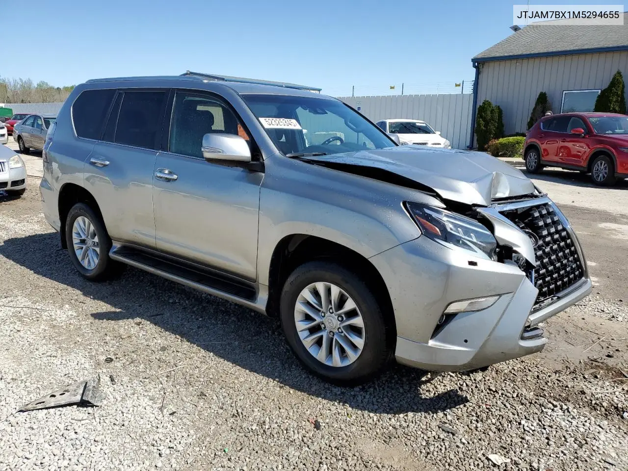 2021 Lexus Gx 460 Premium VIN: JTJAM7BX1M5294655 Lot: 52325345
