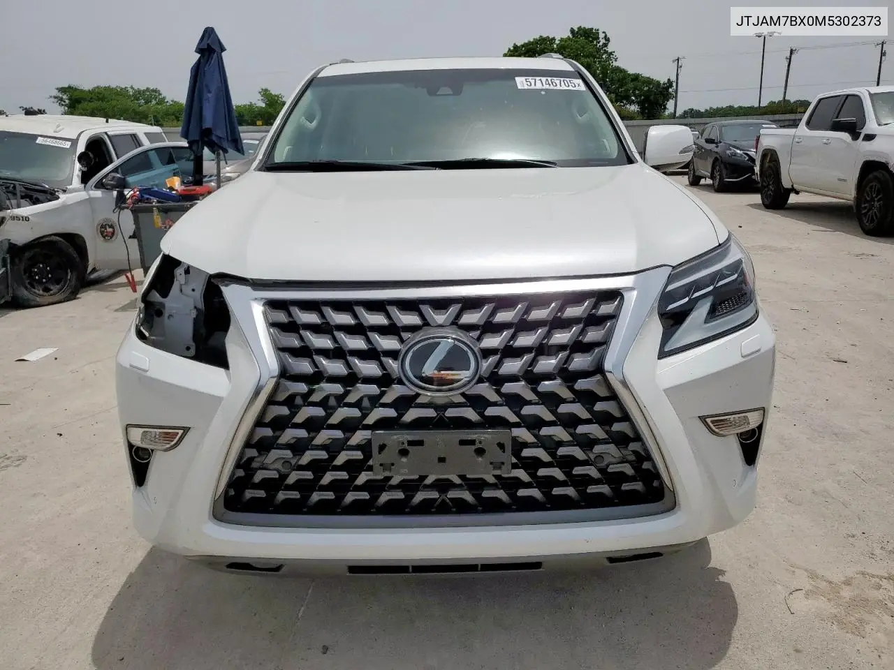 2021 Lexus Gx 460 Premium VIN: JTJAM7BX0M5302373 Lot: 57146705