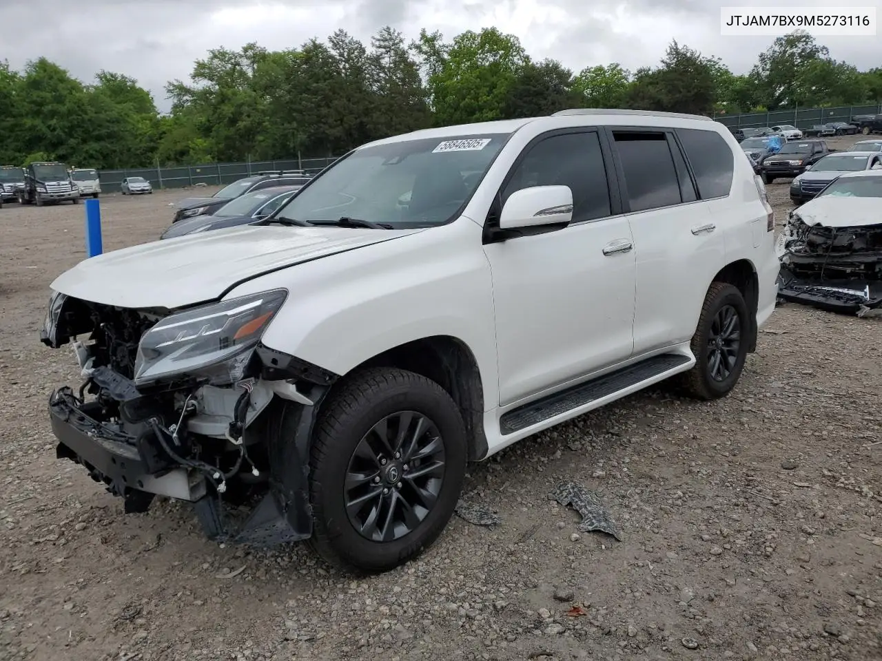 2021 Lexus Gx 460 Premium VIN: JTJAM7BX9M5273116 Lot: 58846505