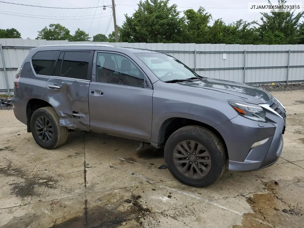 2021 Lexus Gx 460 Premium VIN: JTJAM7BX5M5293315 Lot: 60737685