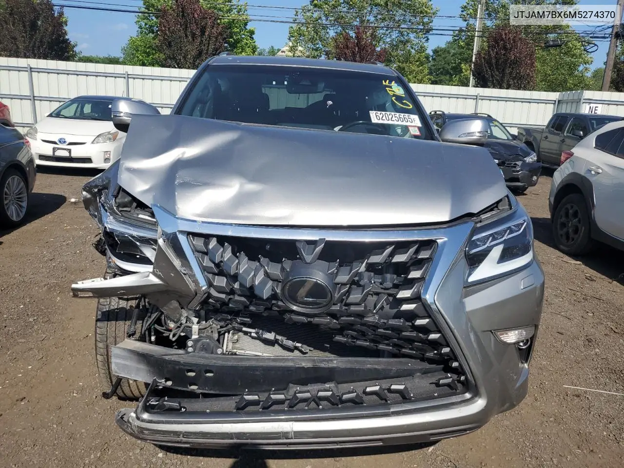 2021 Lexus Gx 460 Premium VIN: JTJAM7BX6M5274370 Lot: 62025665