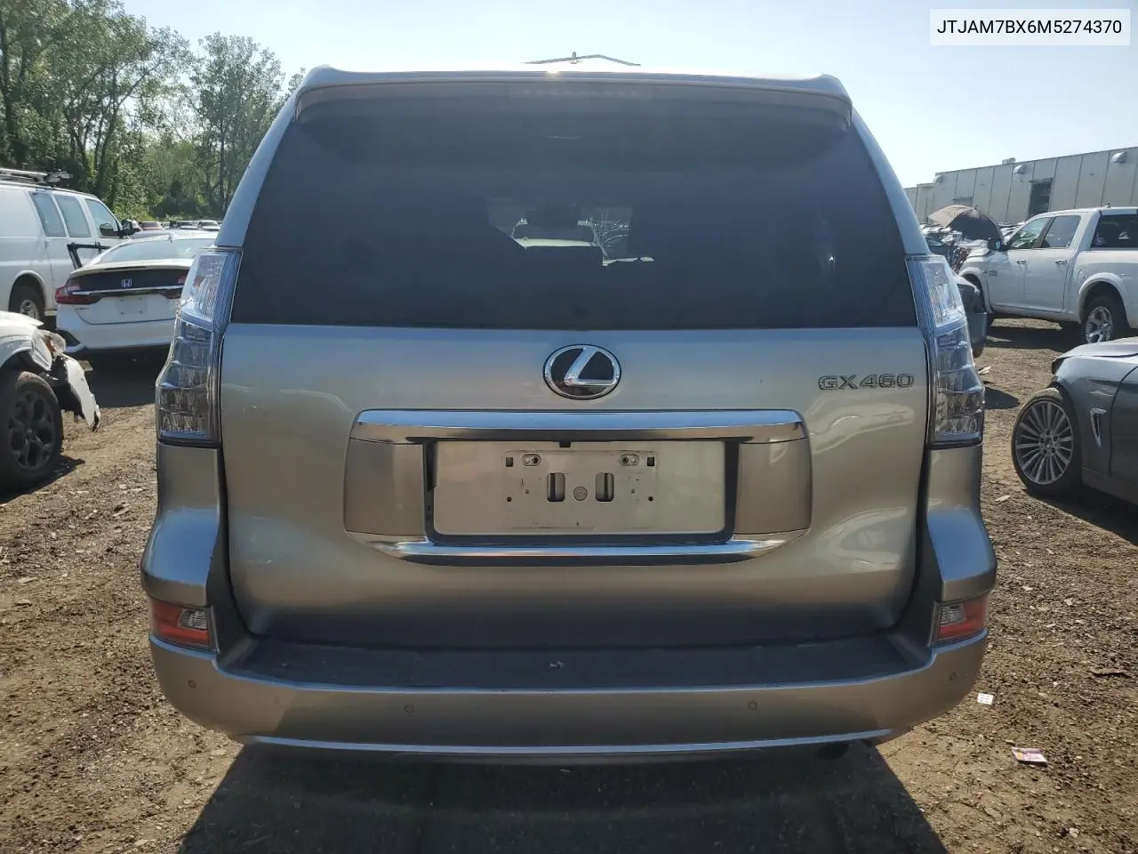 2021 Lexus Gx 460 Premium VIN: JTJAM7BX6M5274370 Lot: 62025665