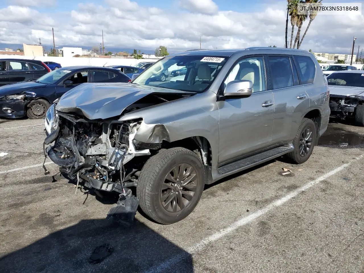 2022 Lexus Gx 460 VIN: JTJAM7BX3N5318648 Lot: 44084715