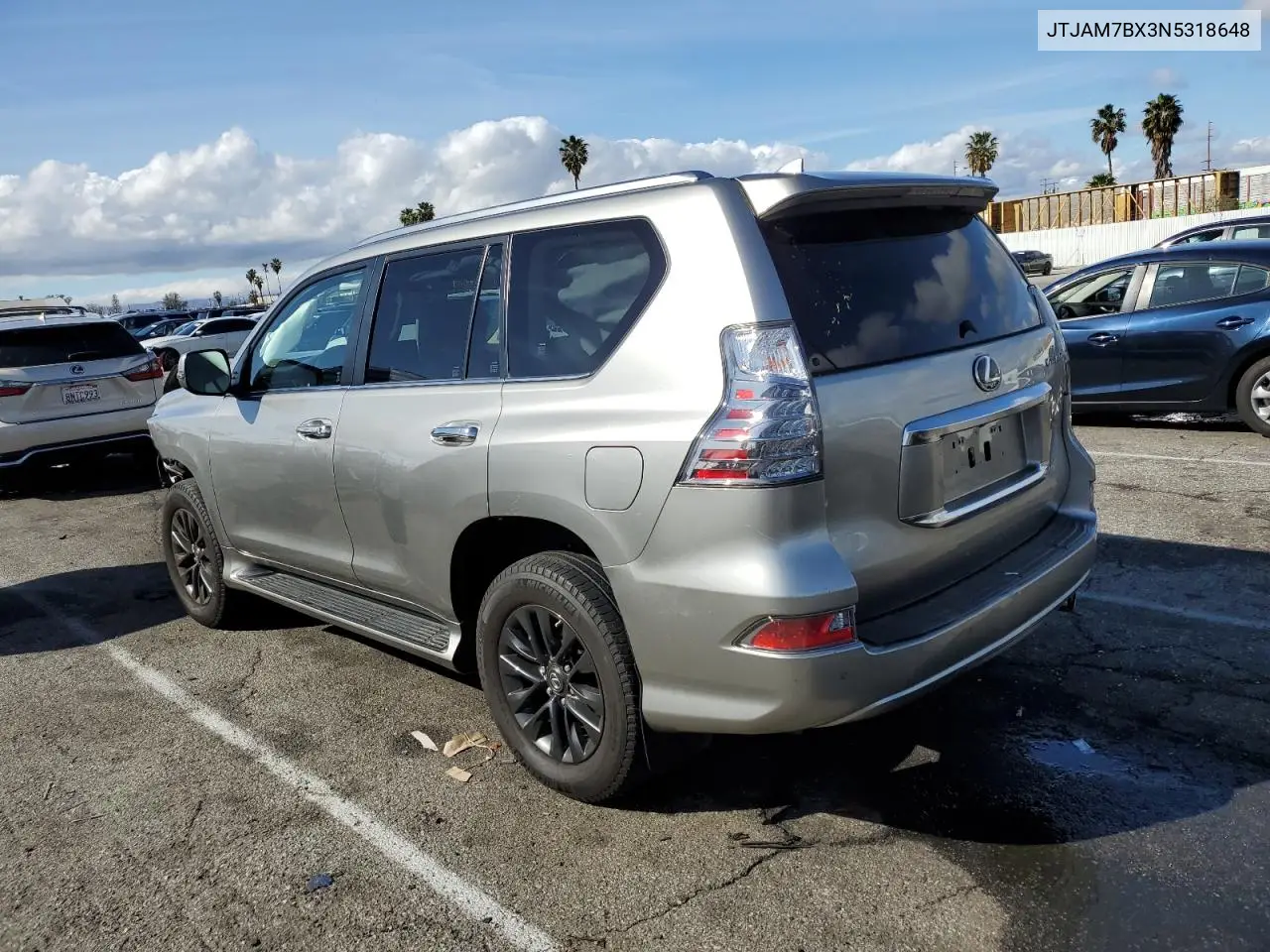 2022 Lexus Gx 460 VIN: JTJAM7BX3N5318648 Lot: 44084715