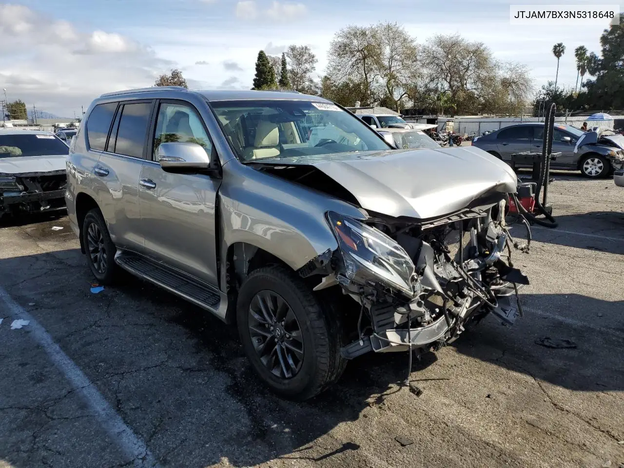 2022 Lexus Gx 460 VIN: JTJAM7BX3N5318648 Lot: 44084715