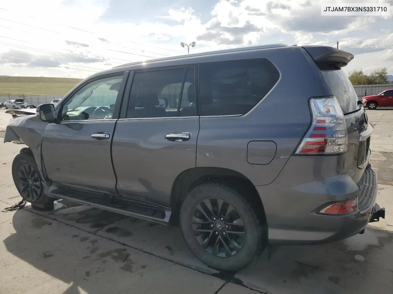 2022 Lexus Gx 460 VIN: JTJAM7BX3N5331710 Lot: 52387865