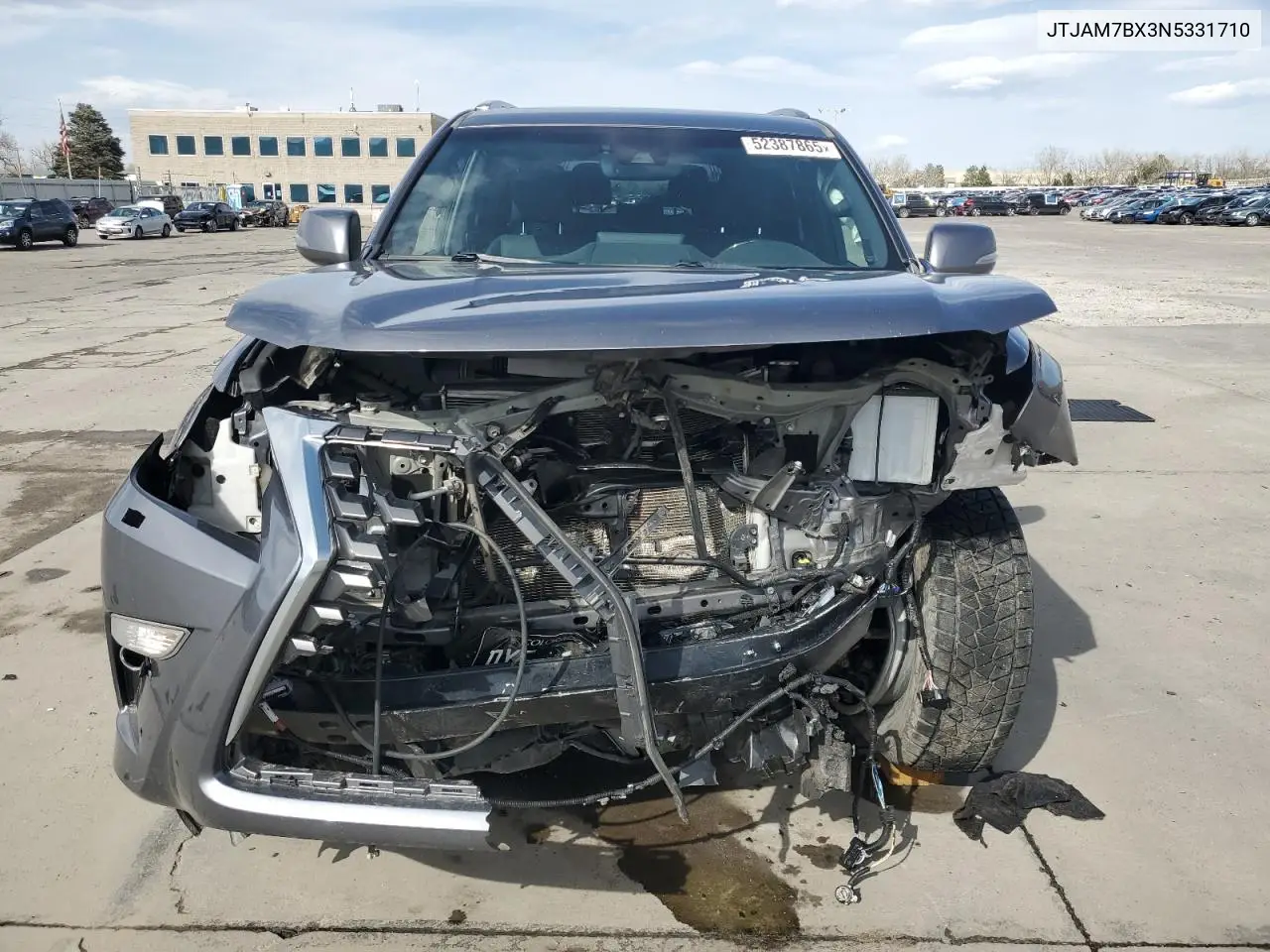 2022 Lexus Gx 460 VIN: JTJAM7BX3N5331710 Lot: 52387865