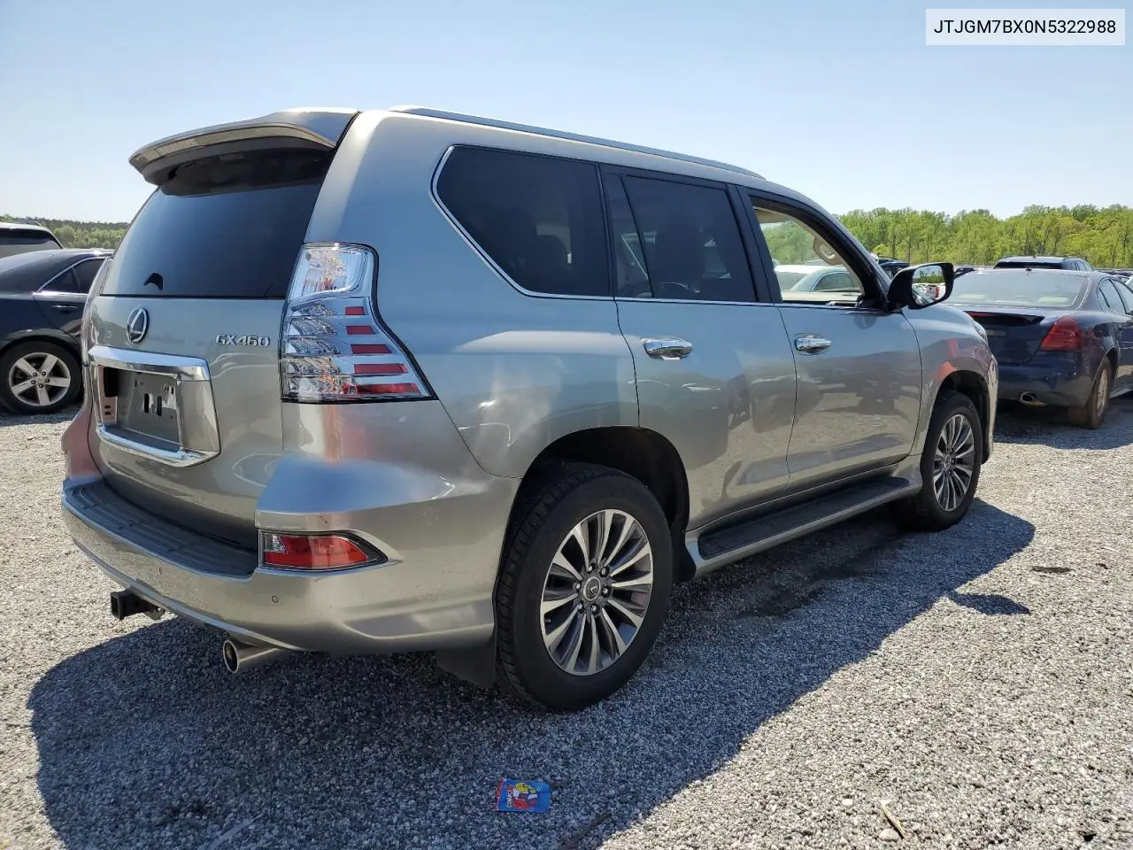 2022 Lexus Gx 460 Luxury VIN: JTJGM7BX0N5322988 Lot: 52552765