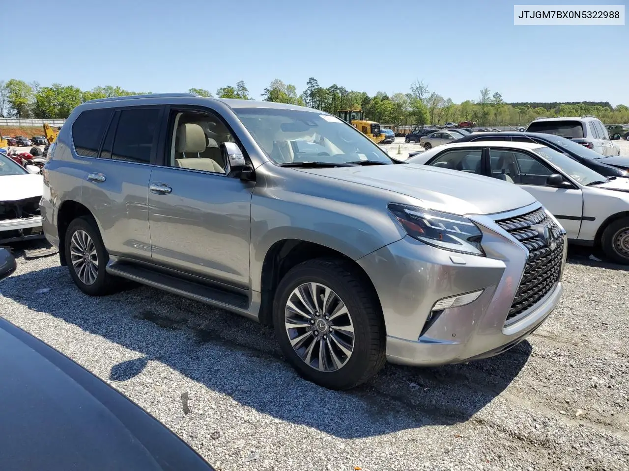 2022 Lexus Gx 460 Luxury VIN: JTJGM7BX0N5322988 Lot: 52552765
