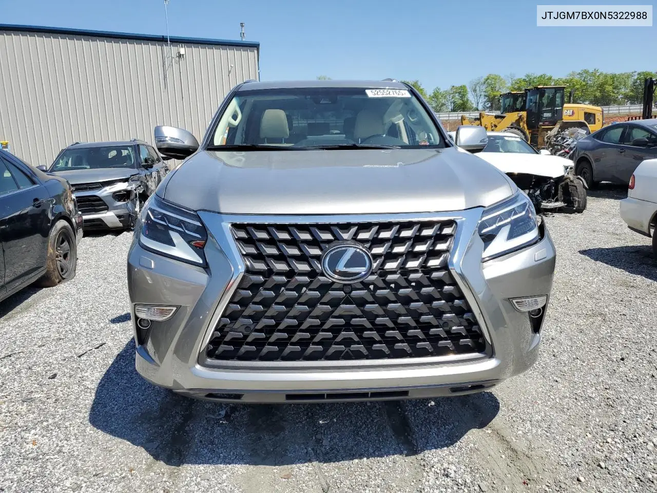 2022 Lexus Gx 460 Luxury VIN: JTJGM7BX0N5322988 Lot: 52552765