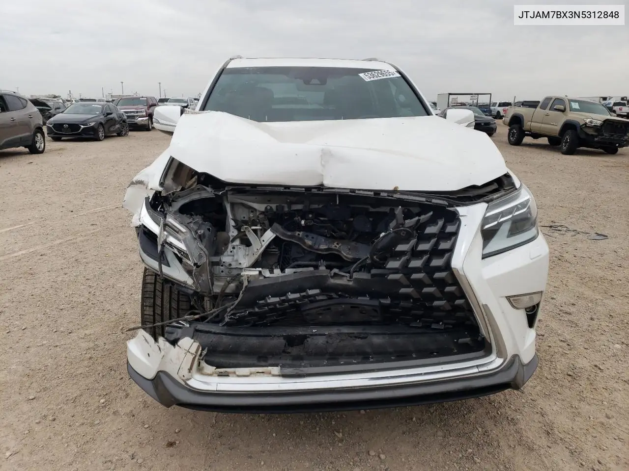 2022 Lexus Gx 460 VIN: JTJAM7BX3N5312848 Lot: 53629655