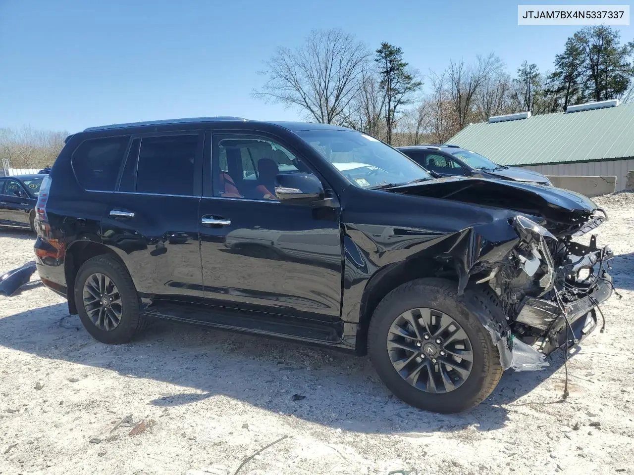2022 Lexus Gx 460 VIN: JTJAM7BX4N5337337 Lot: 53789465