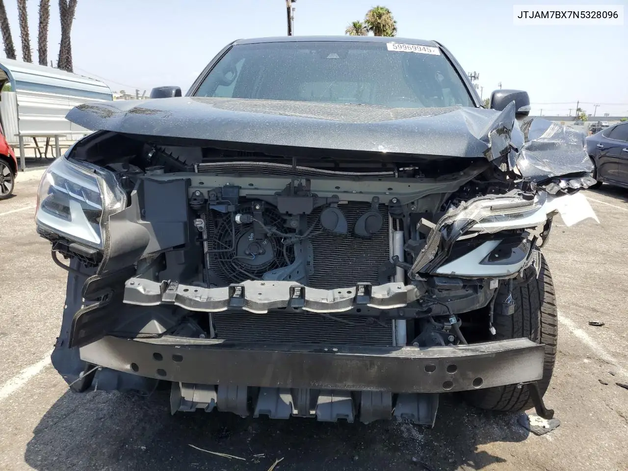 2022 Lexus Gx 460 VIN: JTJAM7BX7N5328096 Lot: 59969945