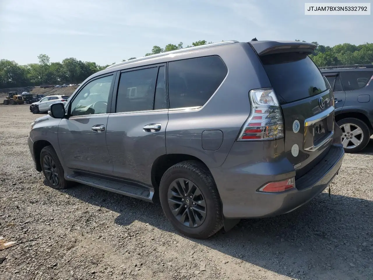 2022 Lexus Gx 460 VIN: JTJAM7BX3N5332792 Lot: 60063435