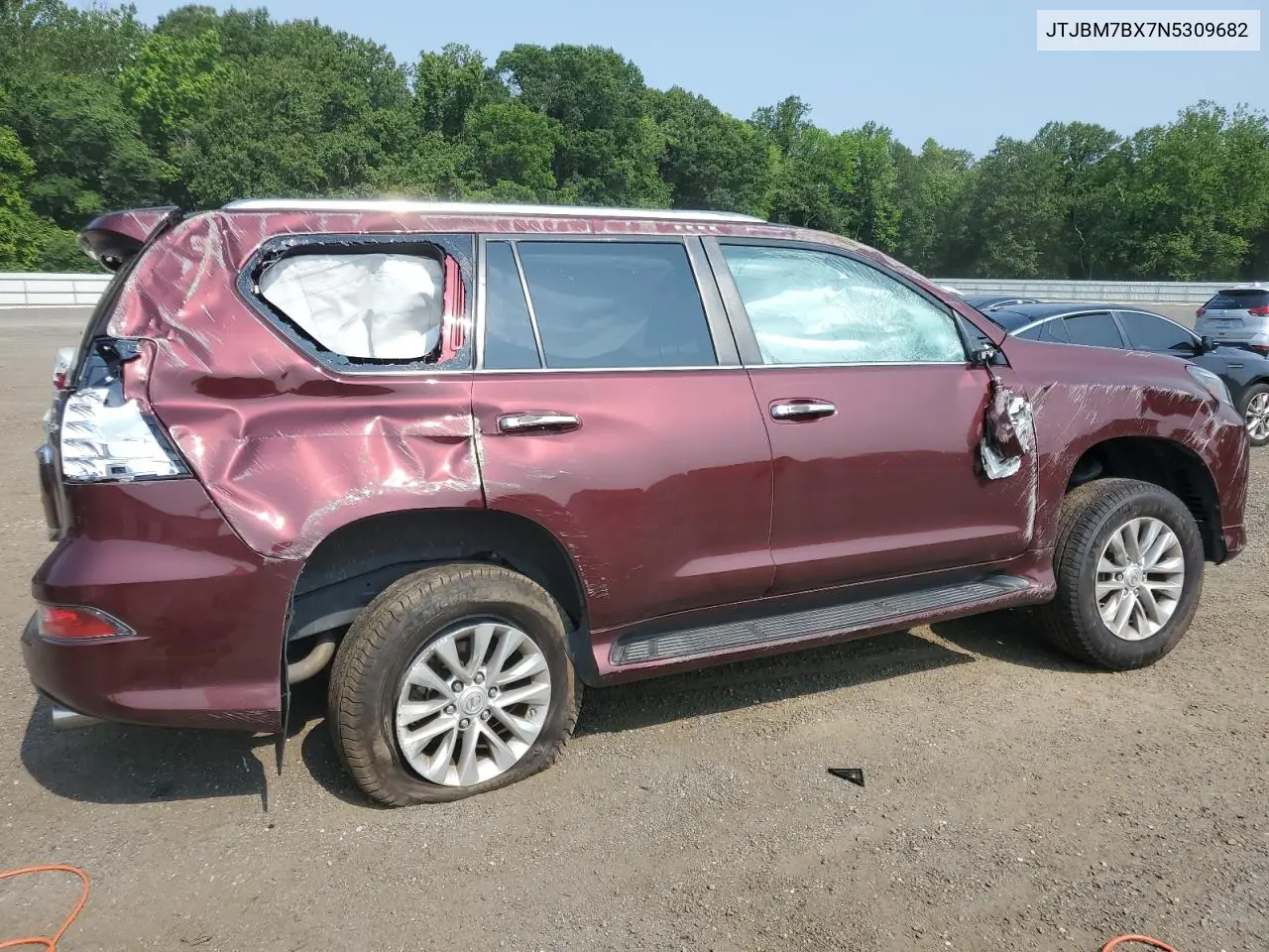 2022 Lexus Gx 460 VIN: JTJBM7BX7N5309682 Lot: 60151385