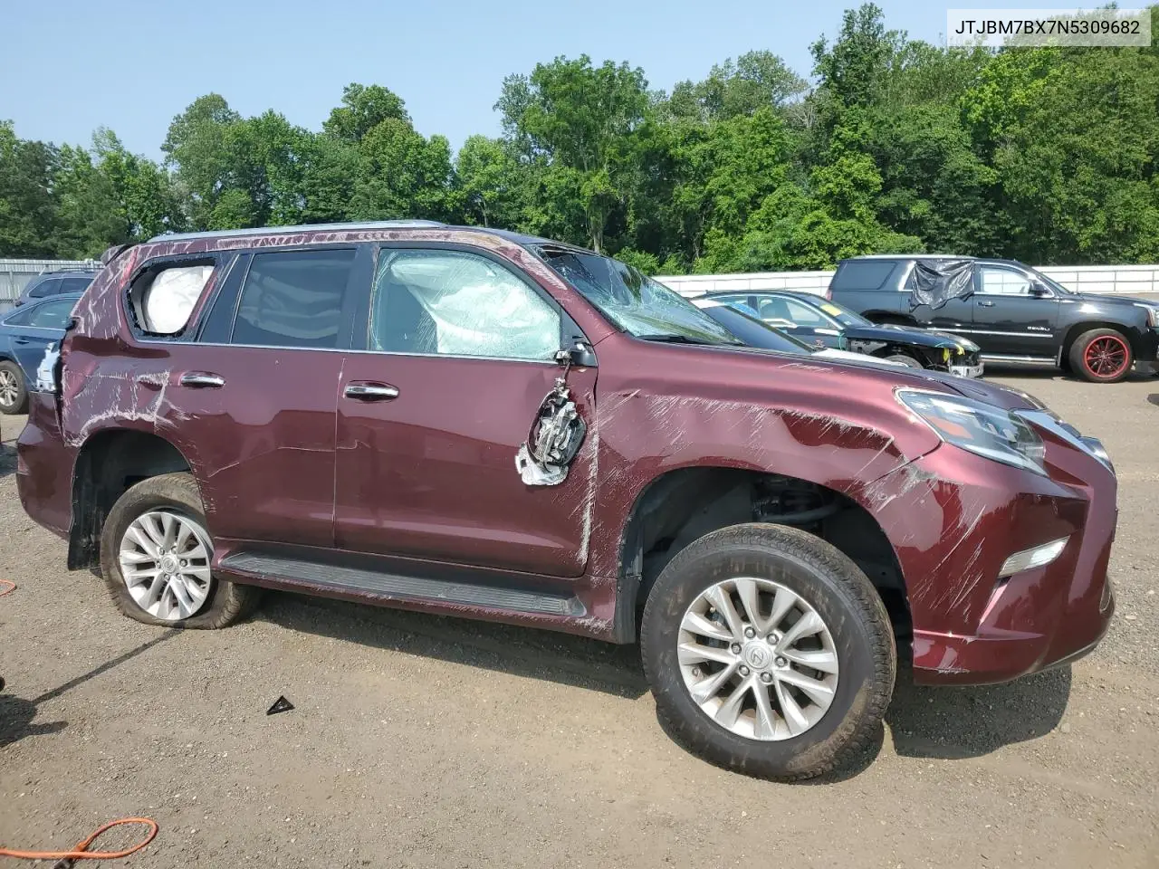2022 Lexus Gx 460 VIN: JTJBM7BX7N5309682 Lot: 60151385