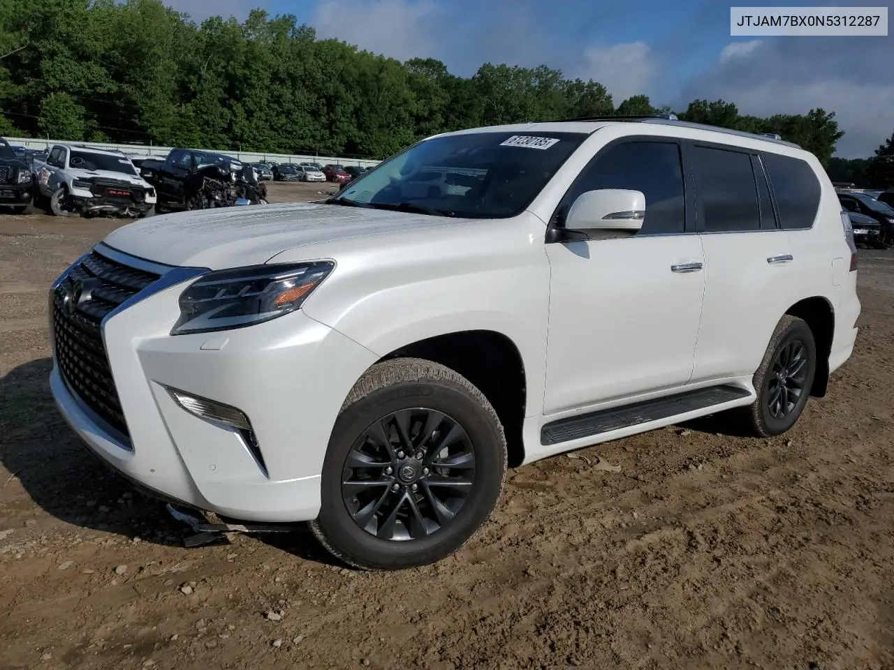 2022 Lexus Gx 460 VIN: JTJAM7BX0N5312287 Lot: 61230185