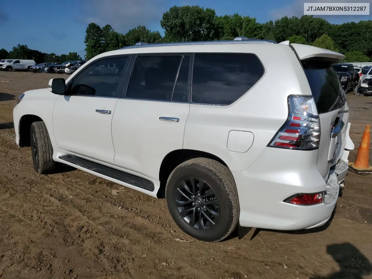 2022 Lexus Gx 460 VIN: JTJAM7BX0N5312287 Lot: 61230185