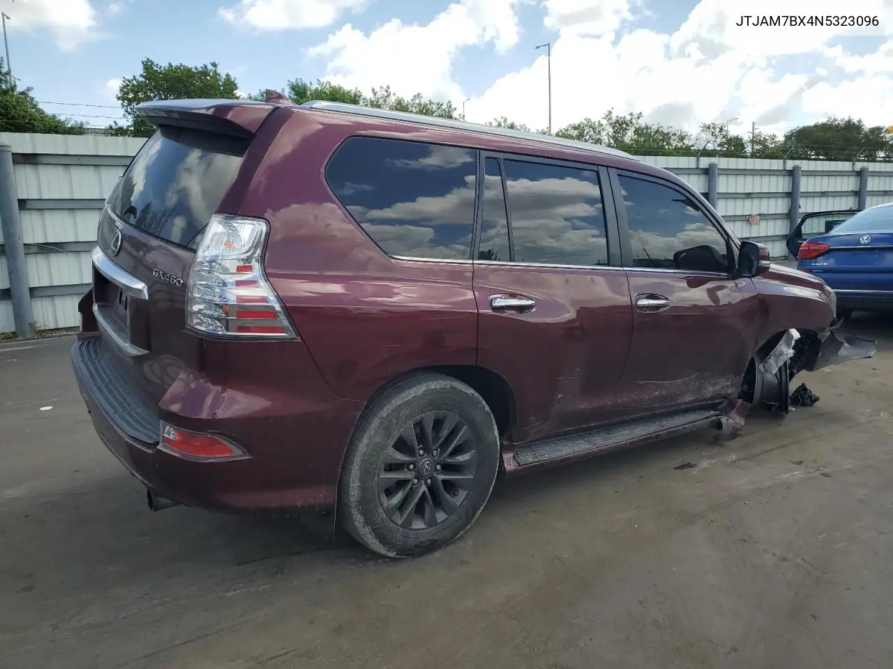 2022 Lexus Gx 460 VIN: JTJAM7BX4N5323096 Lot: 61332455