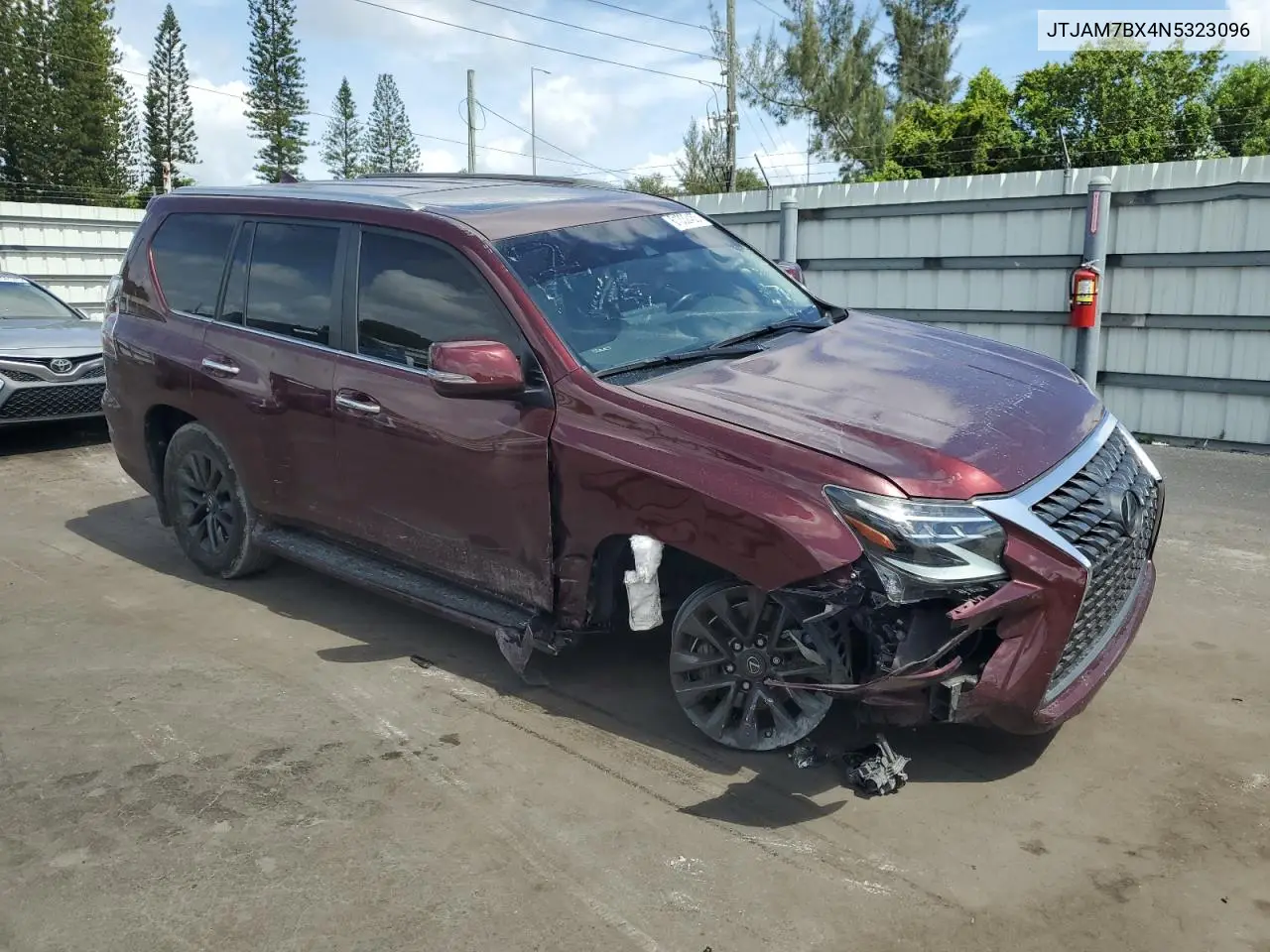 2022 Lexus Gx 460 VIN: JTJAM7BX4N5323096 Lot: 61332455