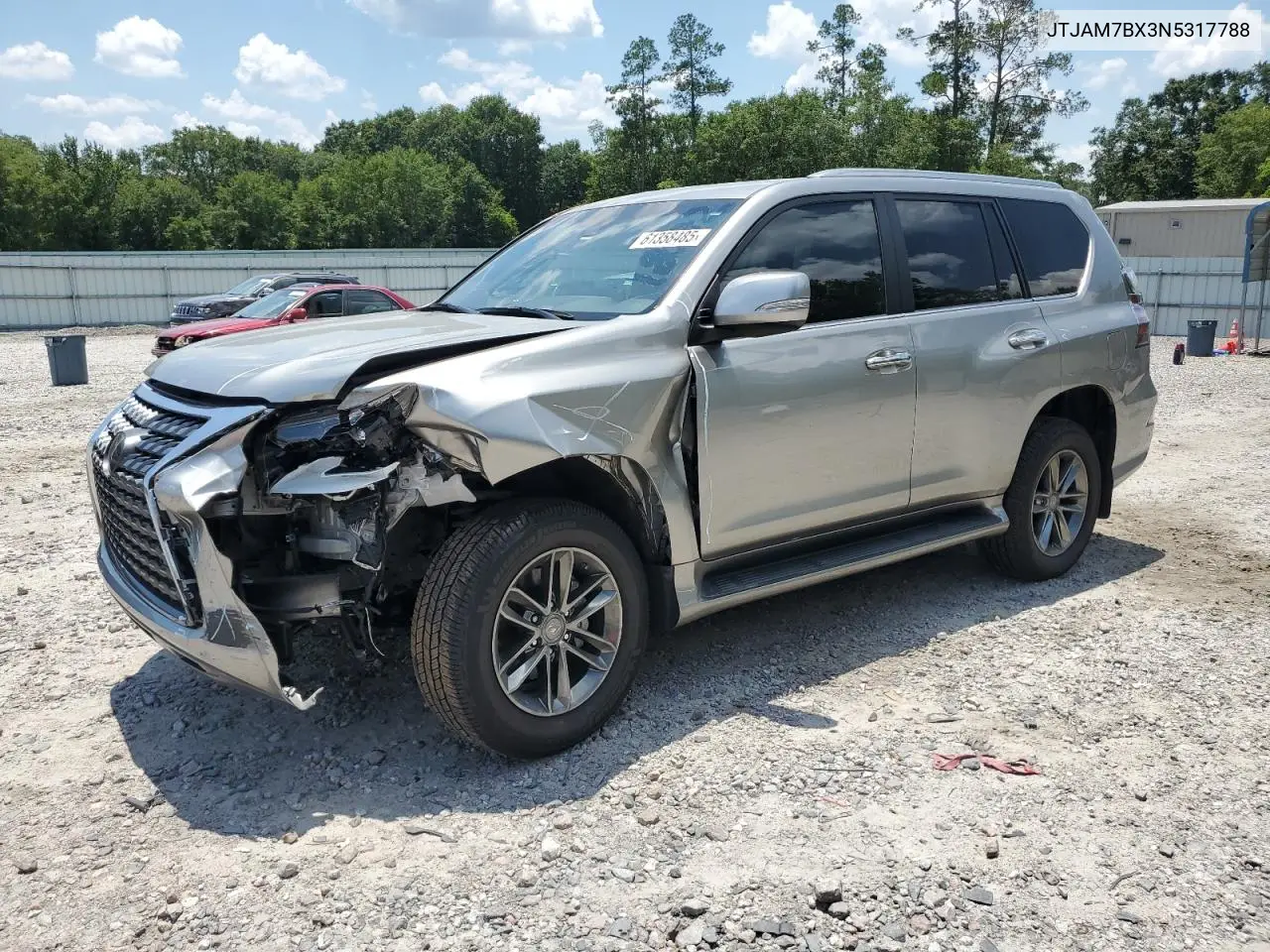 2022 Lexus Gx 460 VIN: JTJAM7BX3N5317788 Lot: 61358485