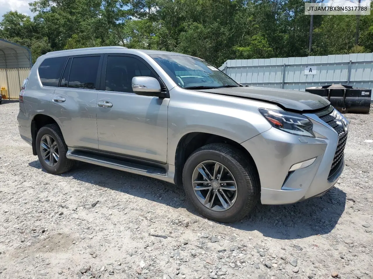 2022 Lexus Gx 460 VIN: JTJAM7BX3N5317788 Lot: 61358485