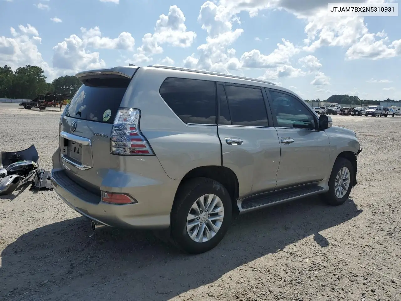 2022 Lexus Gx 460 VIN: JTJAM7BX2N5310931 Lot: 61901045