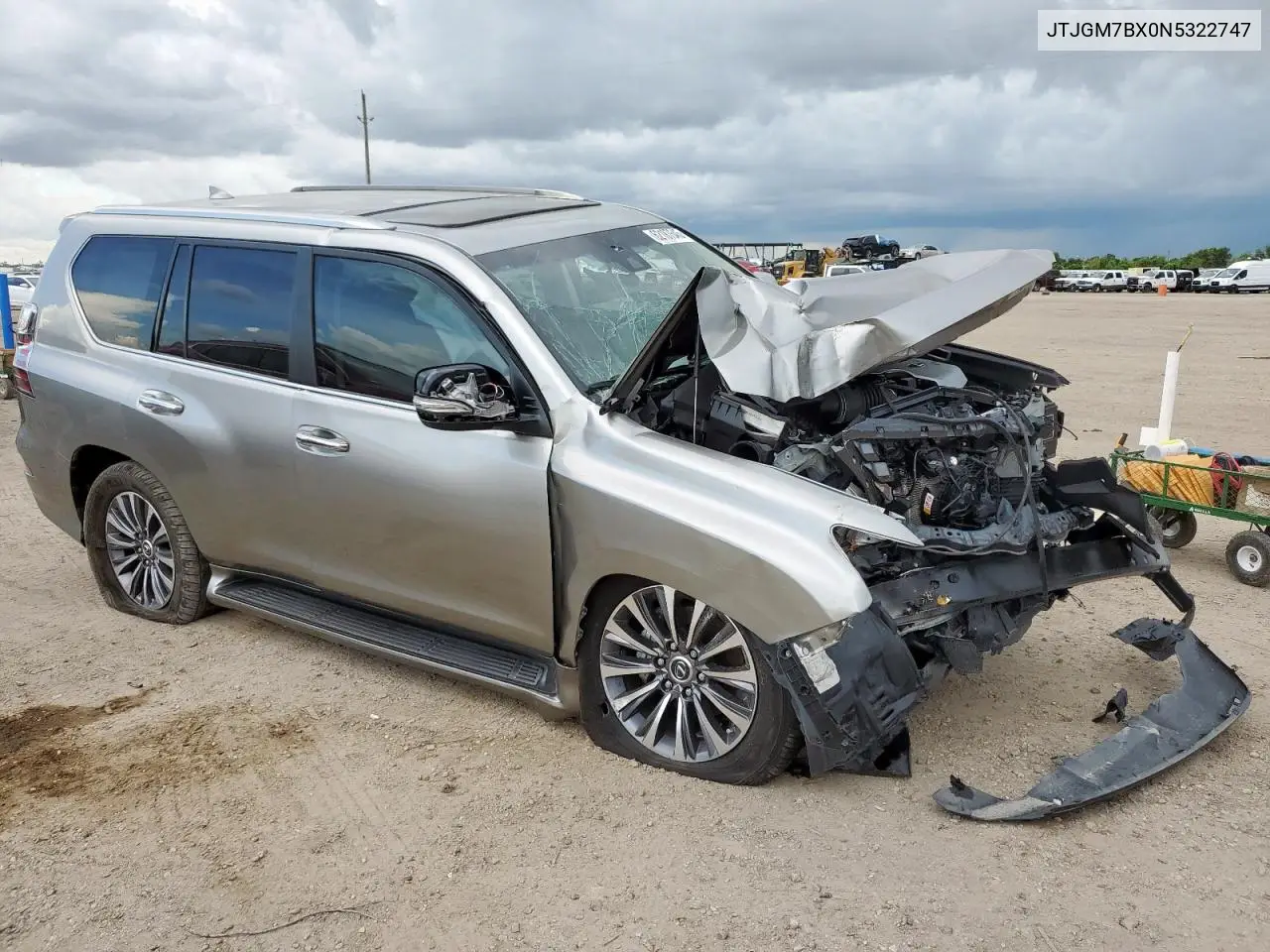 2022 Lexus Gx 460 Luxury VIN: JTJGM7BX0N5322747 Lot: 62187645