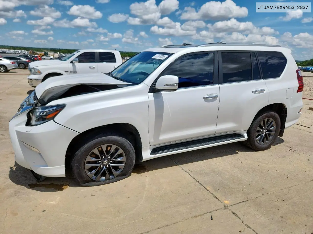 2022 Lexus Gx 460 VIN: JTJAM7BX9N5312837 Lot: 62878085
