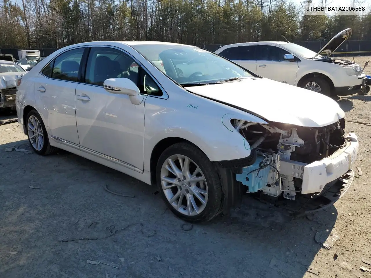 2010 Lexus Hs 250H VIN: JTHBB1BA1A2006568 Lot: 47239005