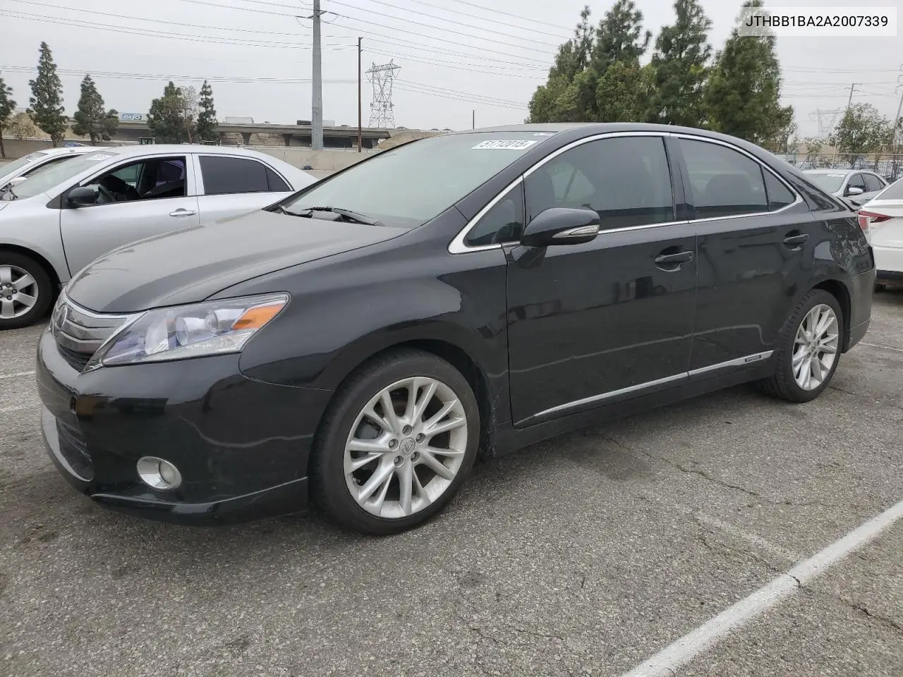 2010 Lexus Hs 250H VIN: JTHBB1BA2A2007339 Lot: 51712015