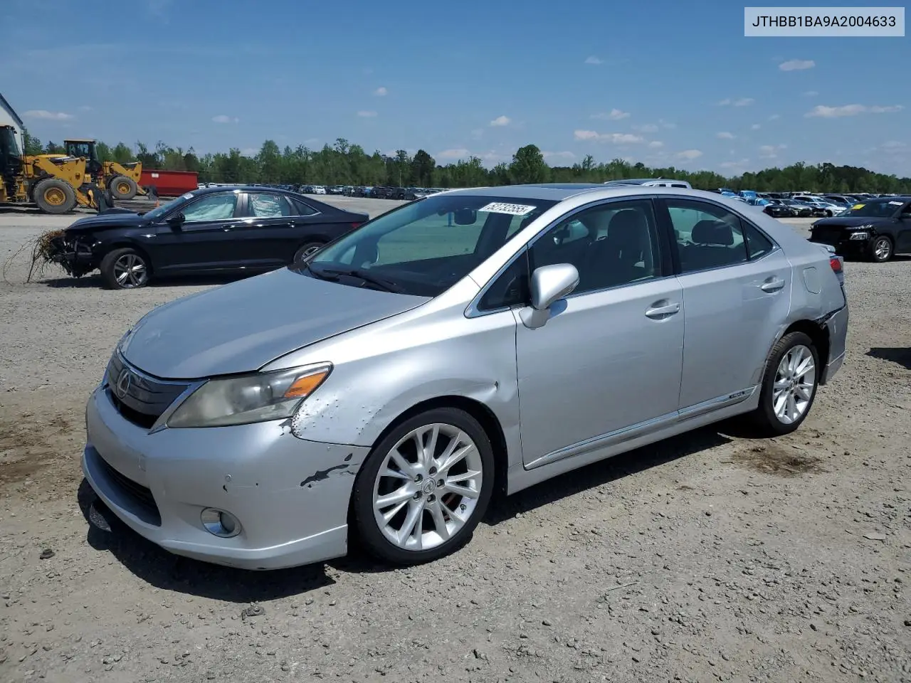 2010 Lexus Hs 250H VIN: JTHBB1BA9A2004633 Lot: 52732555