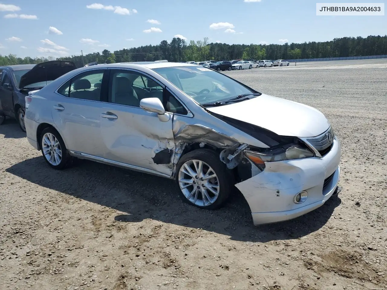 2010 Lexus Hs 250H VIN: JTHBB1BA9A2004633 Lot: 52732555