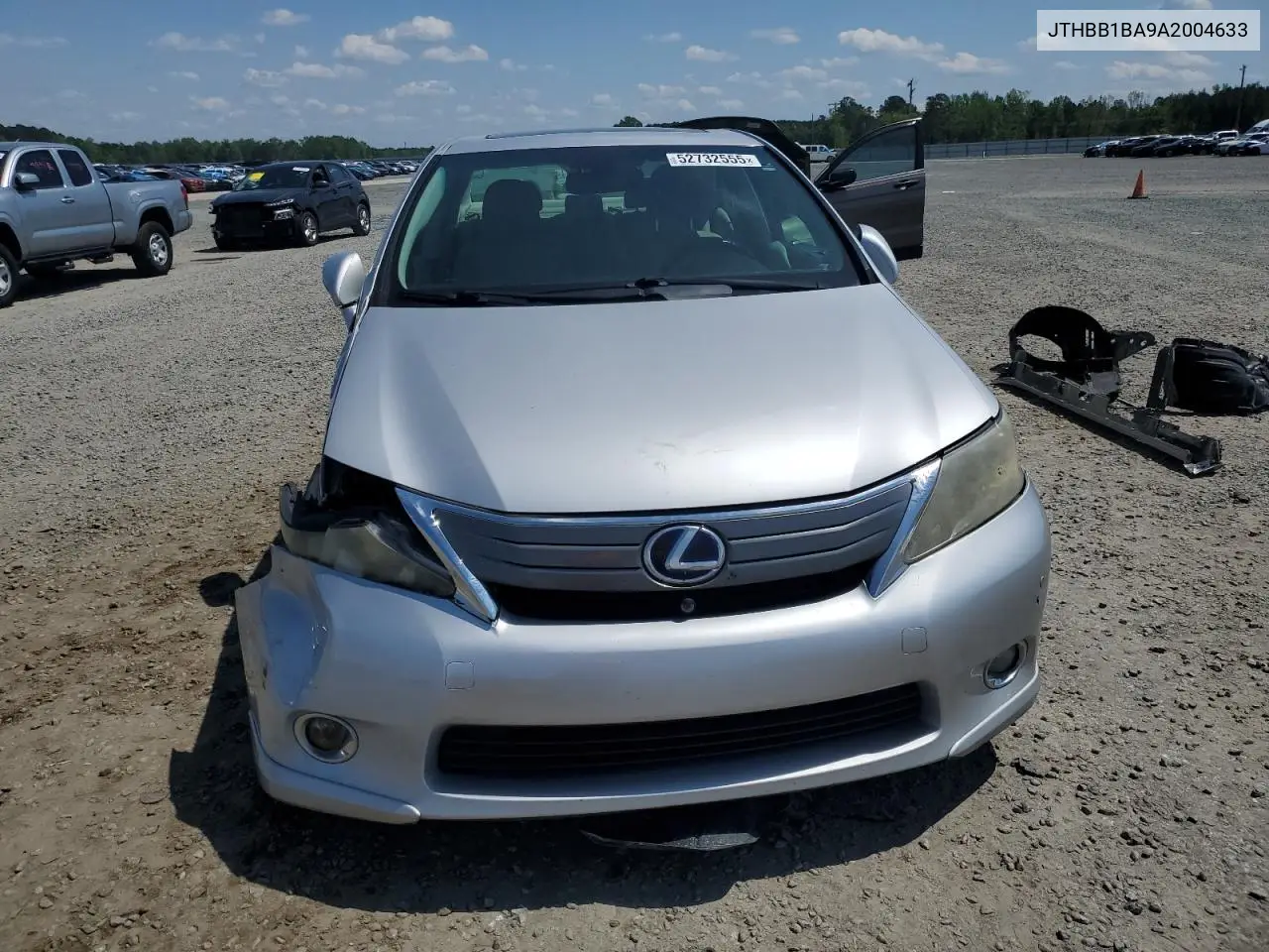 2010 Lexus Hs 250H VIN: JTHBB1BA9A2004633 Lot: 52732555