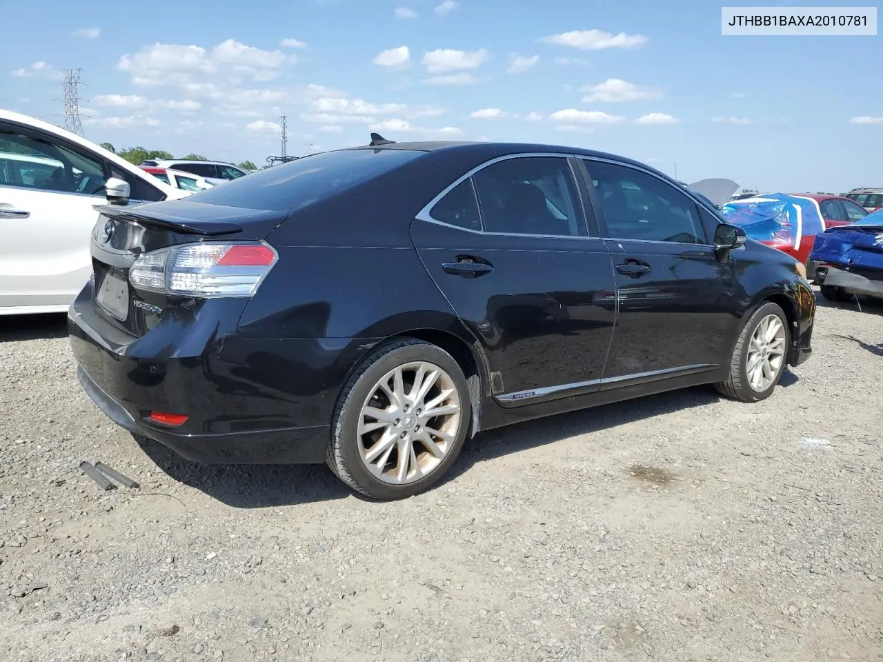 2010 Lexus Hs 250H VIN: JTHBB1BAXA2010781 Lot: 52792855