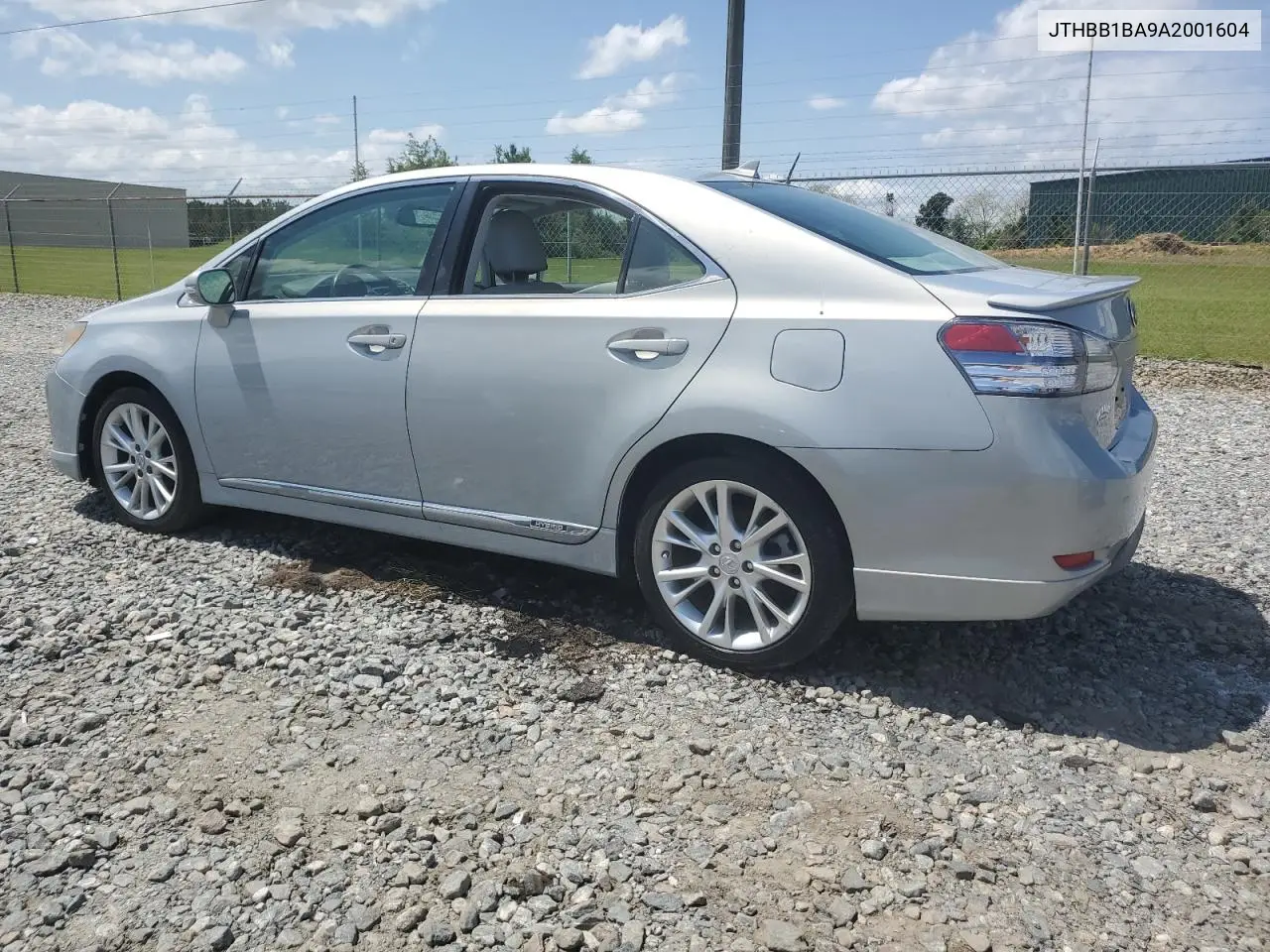 2010 Lexus Hs 250H VIN: JTHBB1BA9A2001604 Lot: 52947375