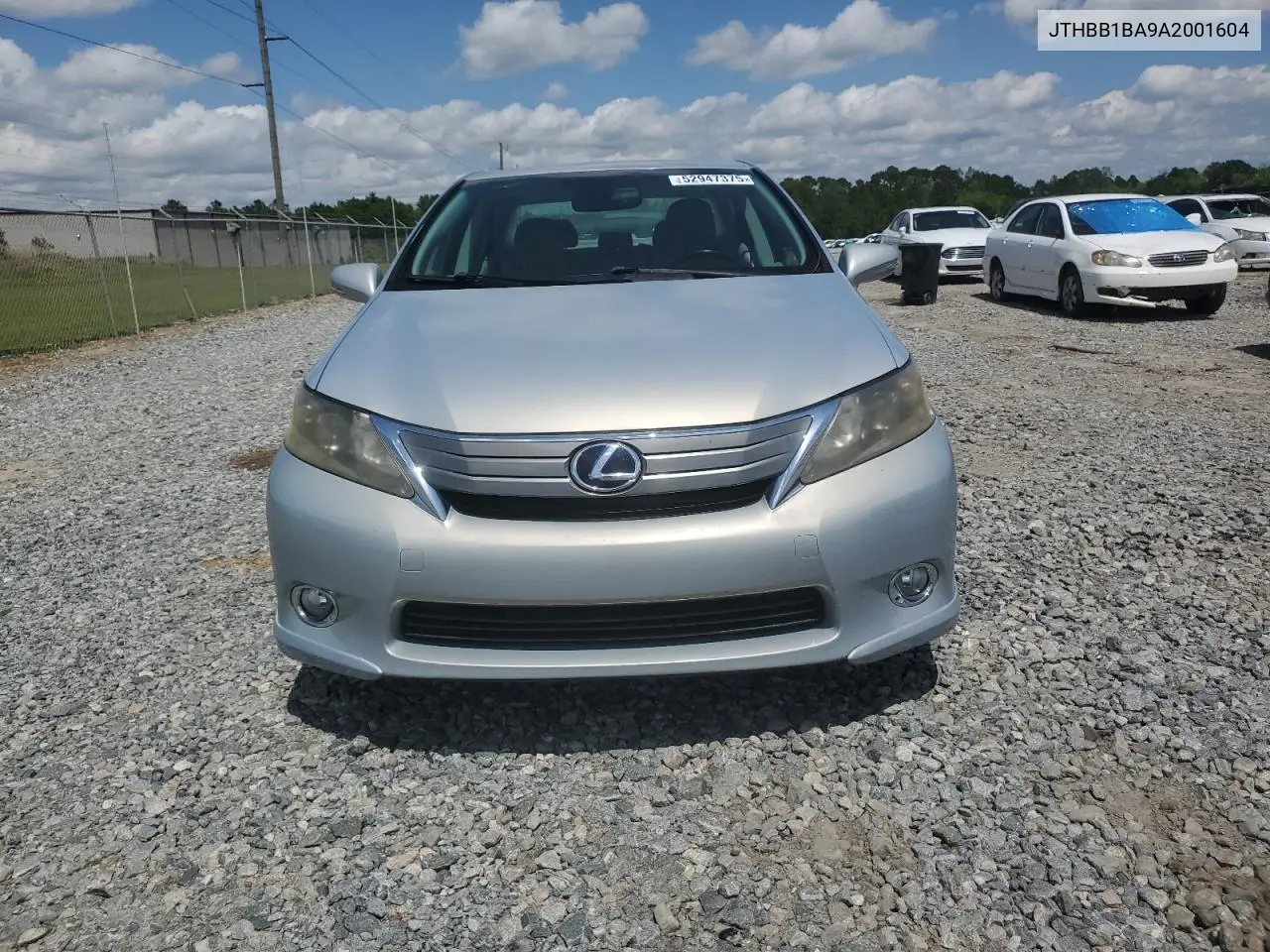 2010 Lexus Hs 250H VIN: JTHBB1BA9A2001604 Lot: 52947375