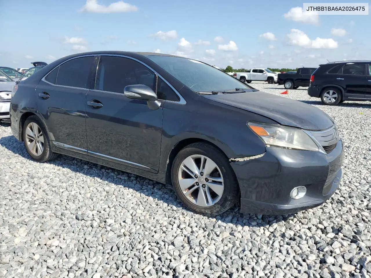 2010 Lexus Hs 250H VIN: JTHBB1BA6A2026475 Lot: 53749035