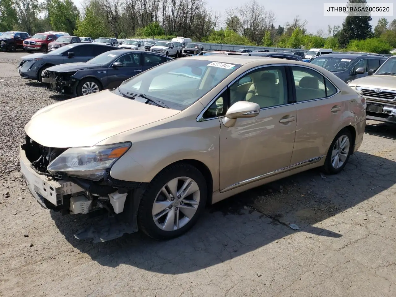 2010 Lexus Hs 250H VIN: JTHBB1BA5A2005620 Lot: 54177945