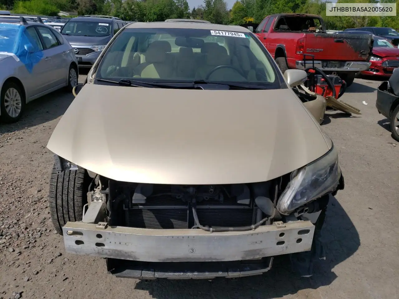 2010 Lexus Hs 250H VIN: JTHBB1BA5A2005620 Lot: 54177945