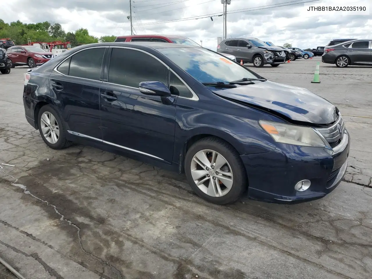 2010 Lexus Hs 250H VIN: JTHBB1BA2A2035190 Lot: 54353255