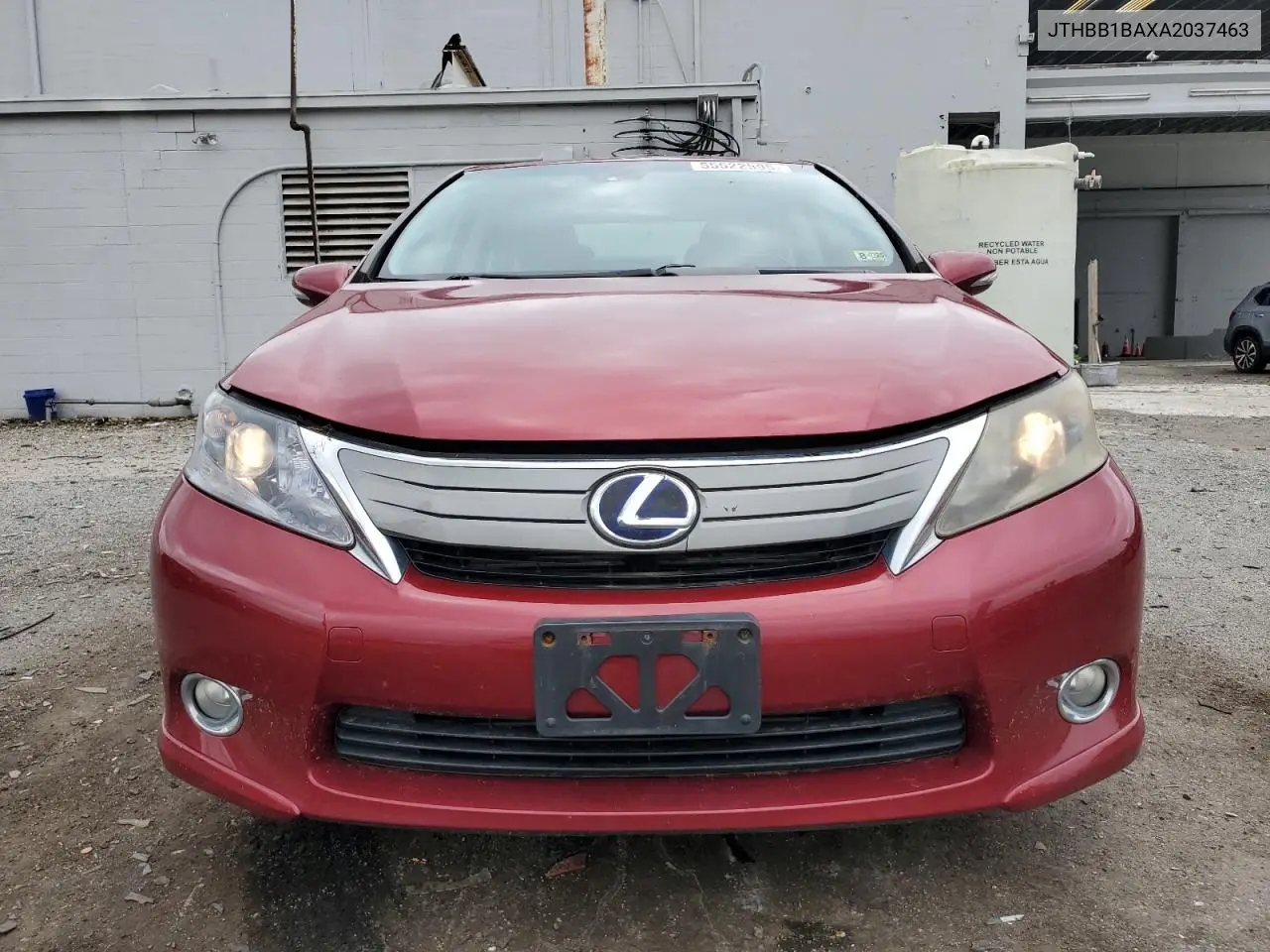 2010 Lexus Hs 250H VIN: JTHBB1BAXA2037463 Lot: 55522595