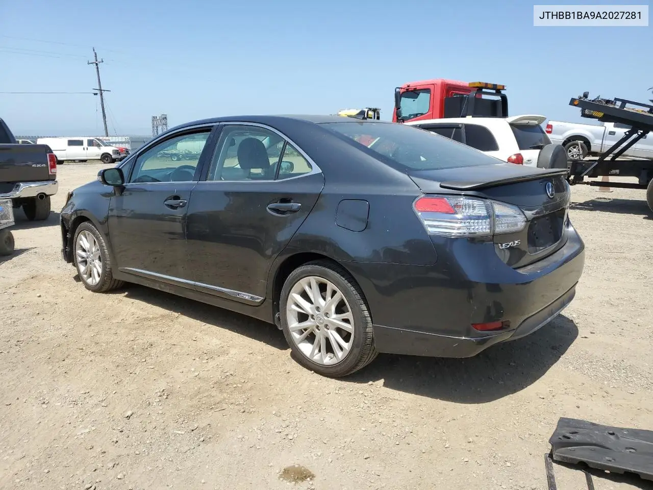 2010 Lexus Hs 250H VIN: JTHBB1BA9A2027281 Lot: 55610405