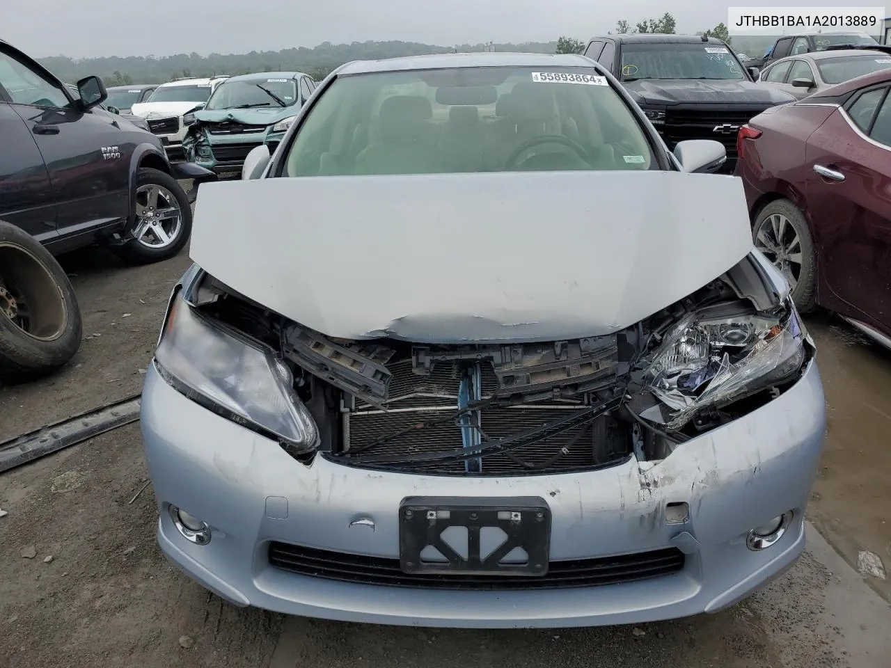 2010 Lexus Hs 250H VIN: JTHBB1BA1A2013889 Lot: 55893864