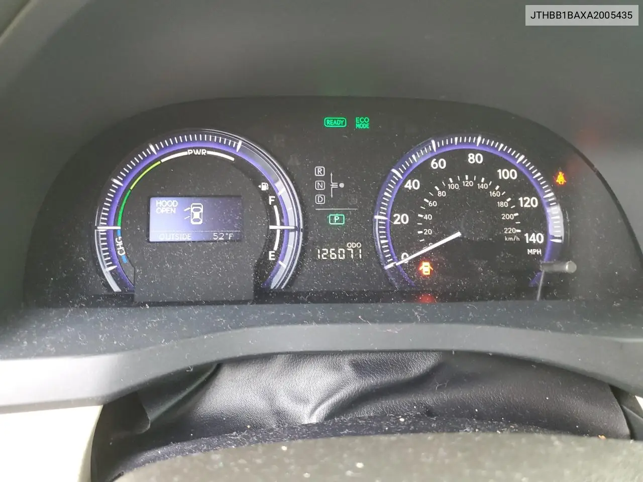 2010 Lexus Hs 250H VIN: JTHBB1BAXA2005435 Lot: 56148755