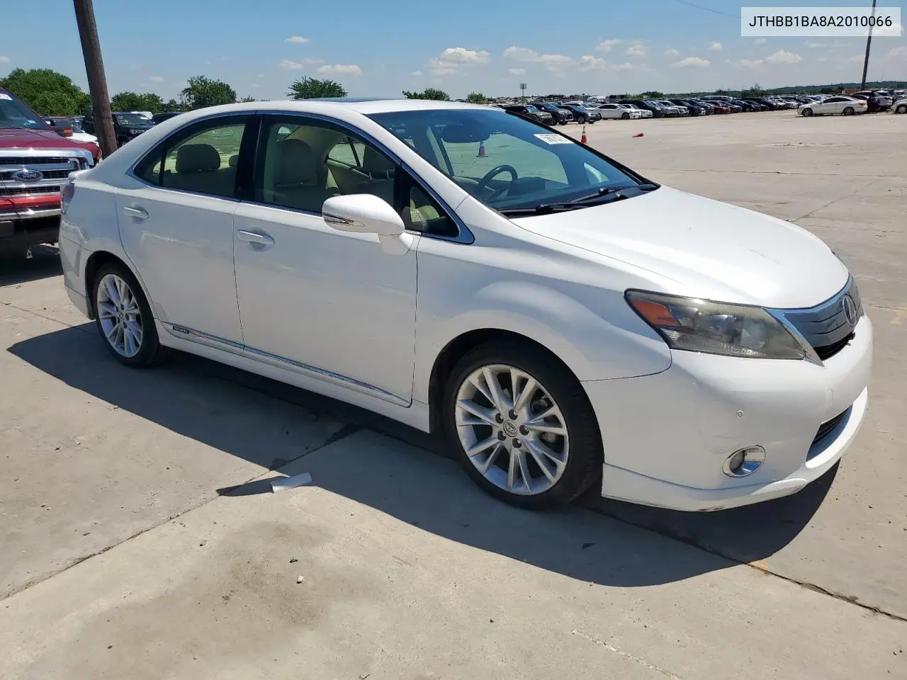 2010 Lexus Hs 250H VIN: JTHBB1BA8A2010066 Lot: 56678375